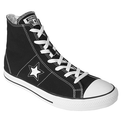 UPC 022867063417 Men s Converse One Star Hi Top Lace up shoe Black 10 upcitemdb