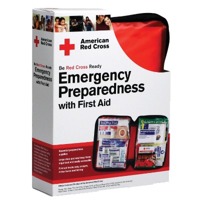 Portable Travel First Aid Kit, 70-Pieces, Plastic Case