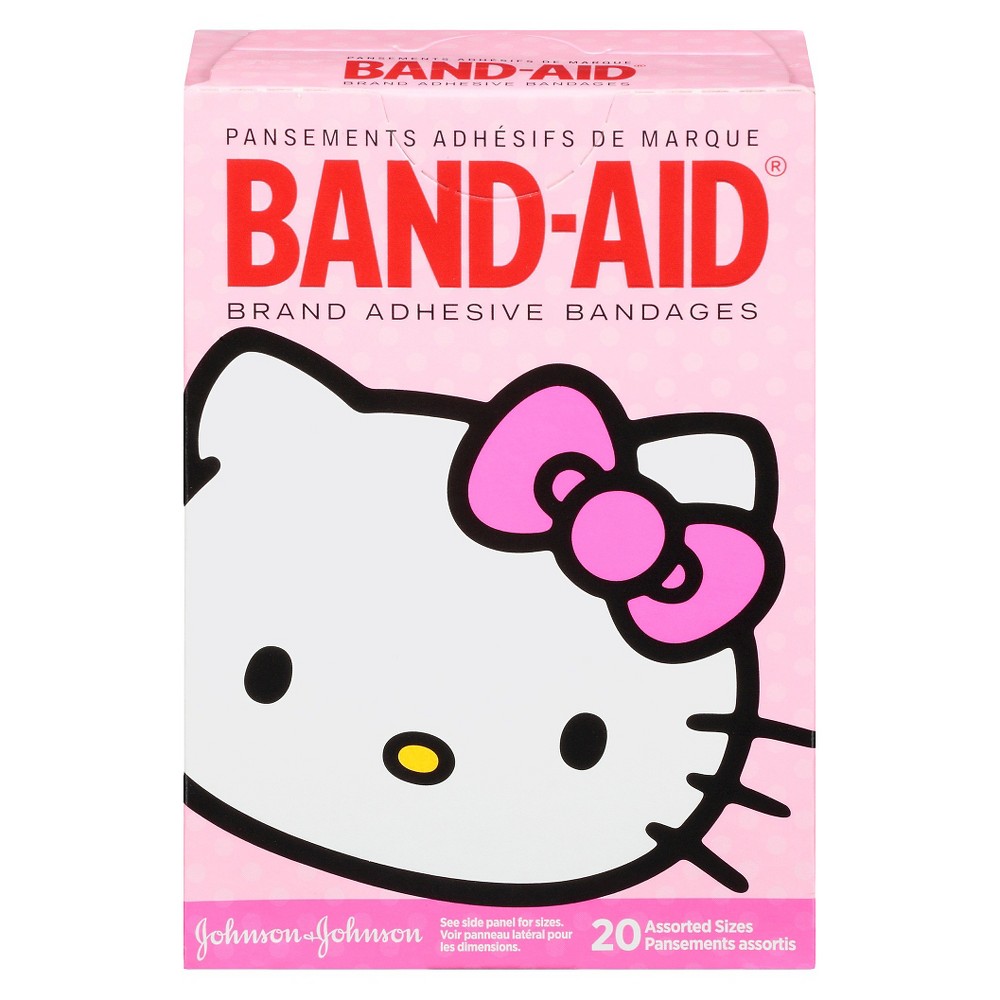 UPC 381370056164 product image for Band-Aid Hello Kitty Brand Adhesive Bandages - 20 Count | upcitemdb.com