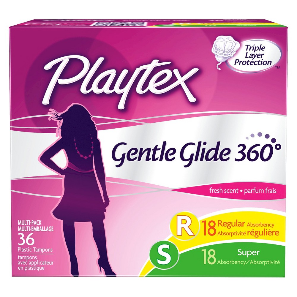 UPC 078300089964 product image for Playtex Regular and Super Gentle Glide Multipack Tampons - 36 count | upcitemdb.com