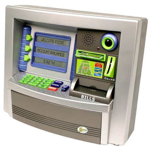 Zillionz Savings Goal ATM Bank-Silver : Target