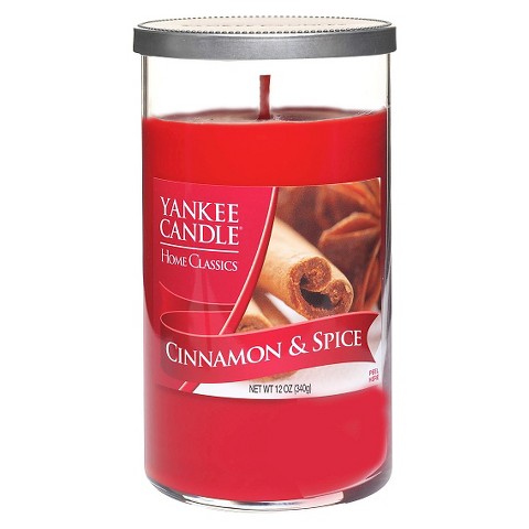 Yankee CandleÂ® Home Classics Perfect Pillar Candle - Cinnamon Red (10 ...