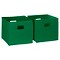 RiverRidge Kids 2 Pc Fabric Cube - Green Additional View 1