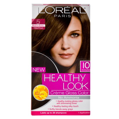 UPC 071249173640 product image for L'Oreal Paris Healthy Look Creme Gloss Color 5 Medium Brown | upcitemdb.com