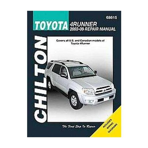 chilton repair manual toyota 4runner #4