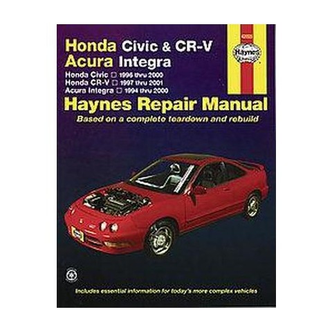 Acura automotive civic honda integra manual repair #2