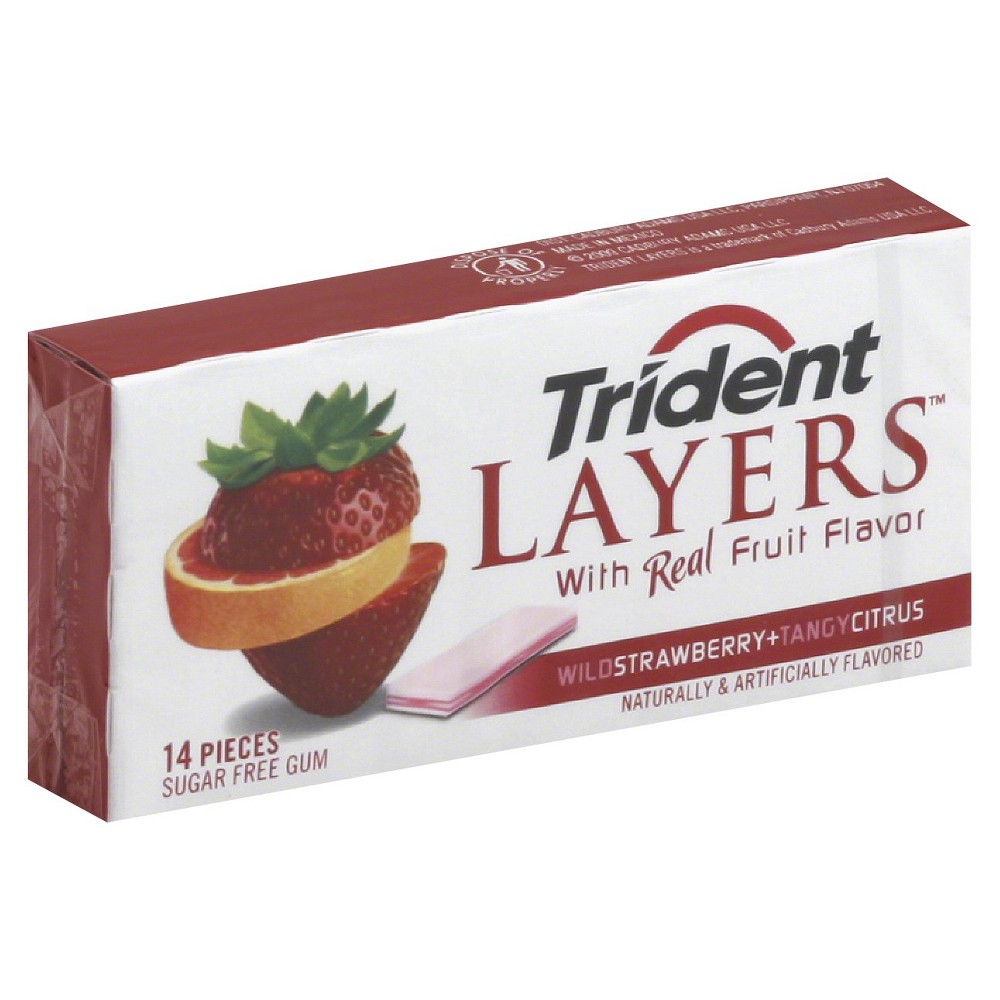 UPC 490550902396 product image for Trident Layers Wild Strawberry and Tangy Citrus Sugar-Free Gum 14 pc | upcitemdb.com