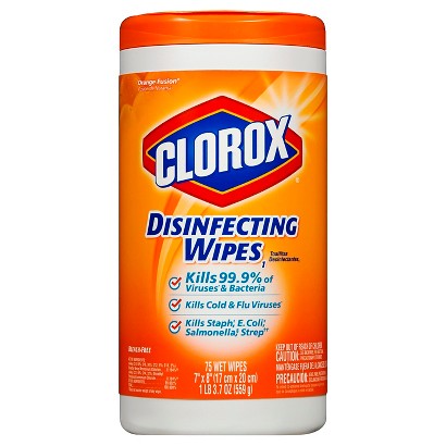 UPC 044600016863 product image for Clorox Disinfecting Wipes Orange Scent 75 ct | upcitemdb.com