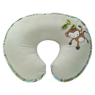 Boppy Bare Naked Pillow with Luxe Slipcover - Monkey