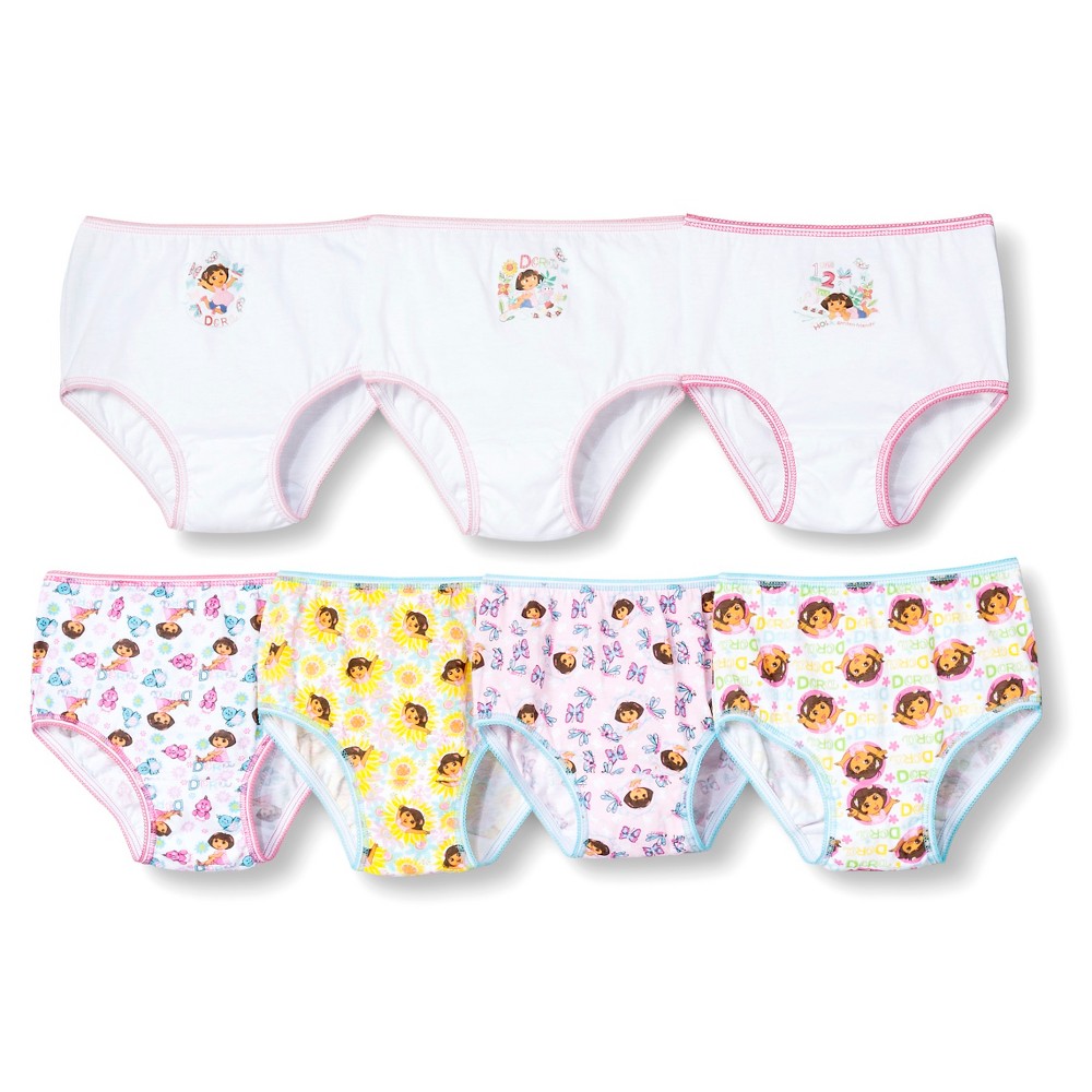 UPC 045299073250 product image for 7 Pack Underwear, Little Girls' Dora the Explorer by Handcraft 4T | upcitemdb.com