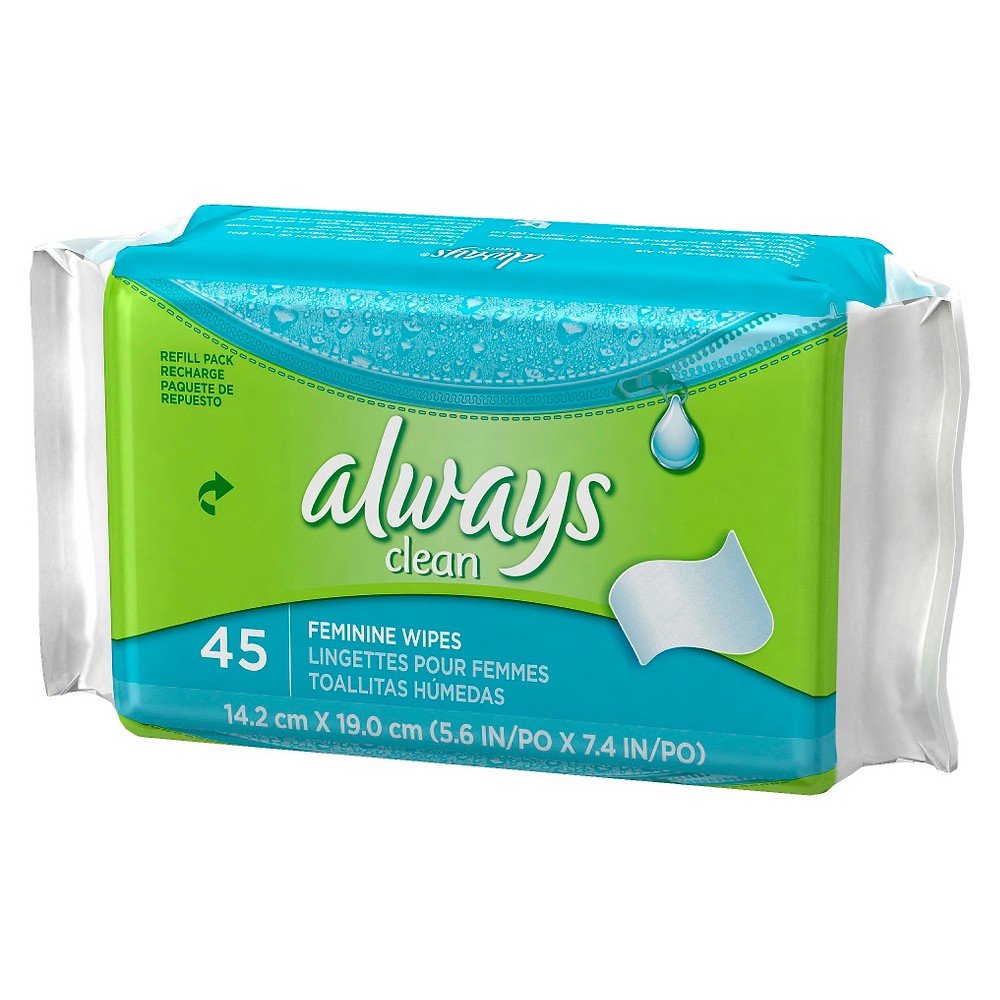 UPC 037000436119 product image for Always Clean Feminine Wipes - 45 Count | upcitemdb.com