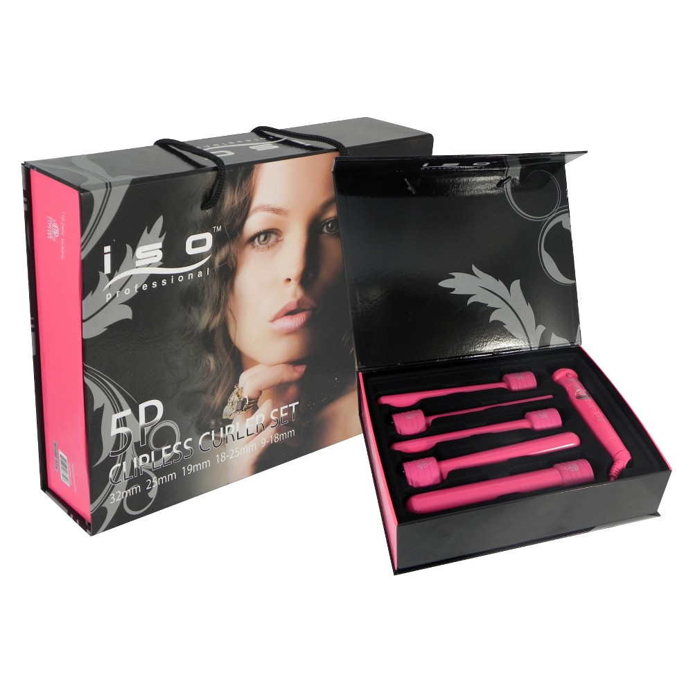 UPC 804879288084 product image for ISO Beauty 5P Curling Iron with 5 Barrels - Pink | upcitemdb.com