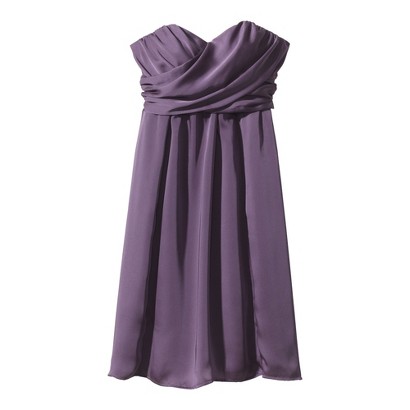 TEVOLIOâ„¢ Women's Satin Strapless Dress - Fashion Colors product ...