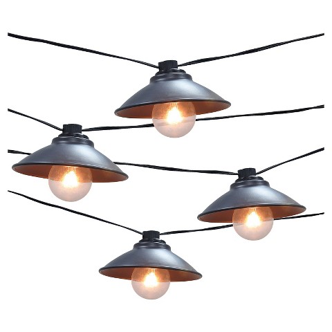 Metal Pendant String Lights (10ct) - Smith & Ha... : Target