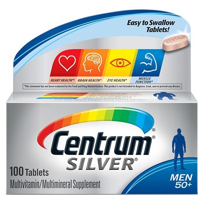 Centrum® Silver® Men's Multivitamin Tablets - 100 Count