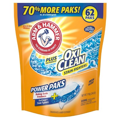 UPC 033200519140 product image for Arm & Hammer Crystal Burst Power Packs with OxiClean Stain Fighters | upcitemdb.com