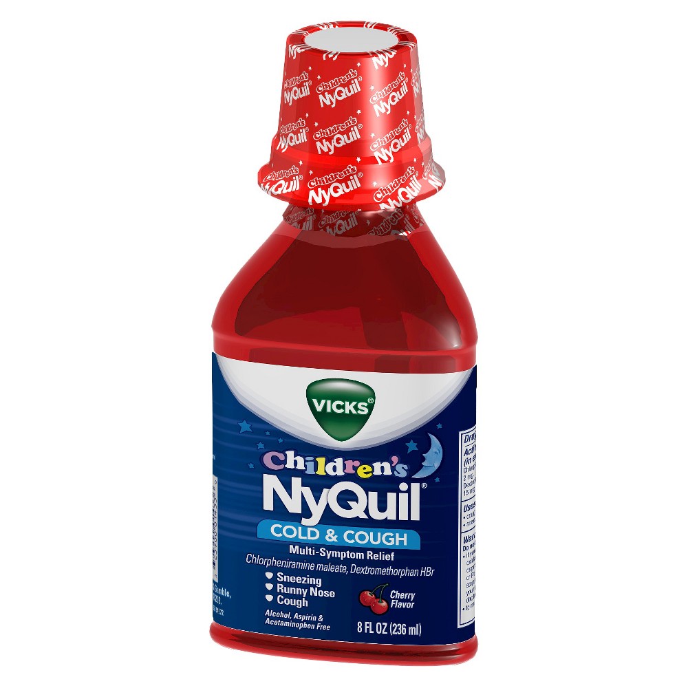 UPC 323900014336 product image for Children's Vicks NyQuil Cherry Cold & Flu Nighttime Relief - 8.0 fl oz | upcitemdb.com