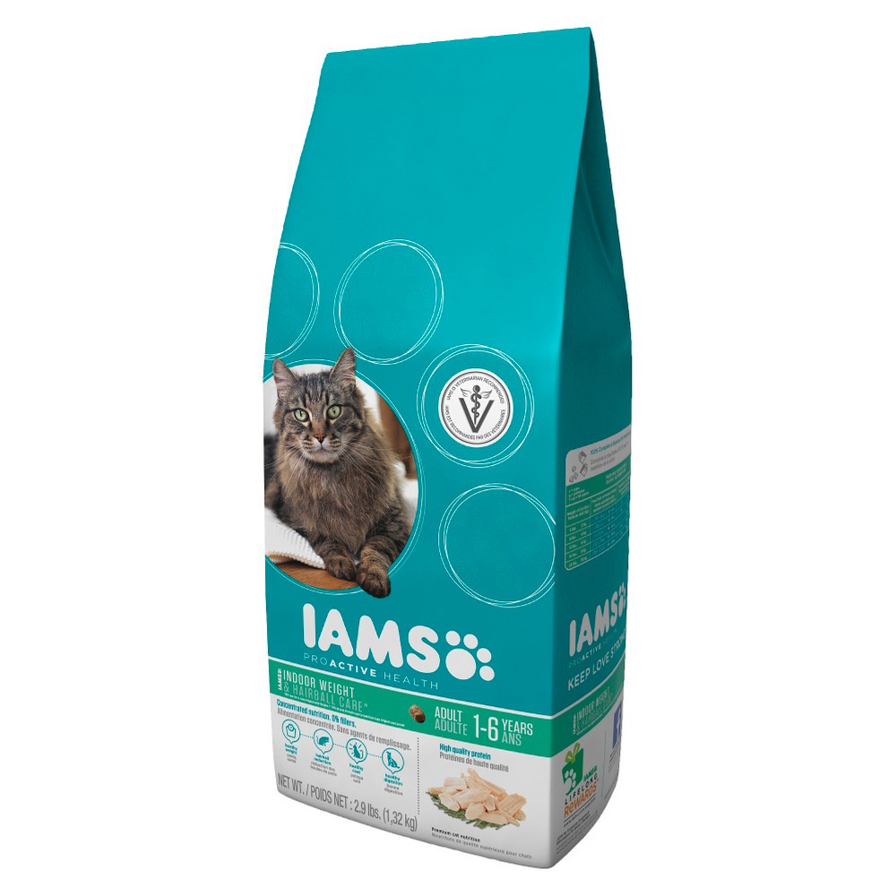 UPC 019014700240 product image for Iams ProActive Health Adult Indoor Weight & Hairball Care Dry Cat Food 2.9 lbs | upcitemdb.com