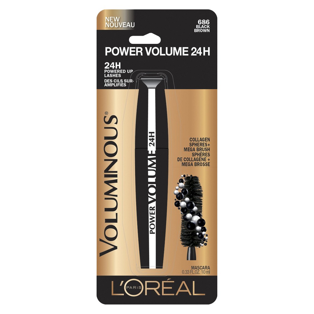 UPC 071249224564 product image for L'Oreal Paris Voluminous Power Volume 24H Mascara - Black Brown 686 | upcitemdb.com