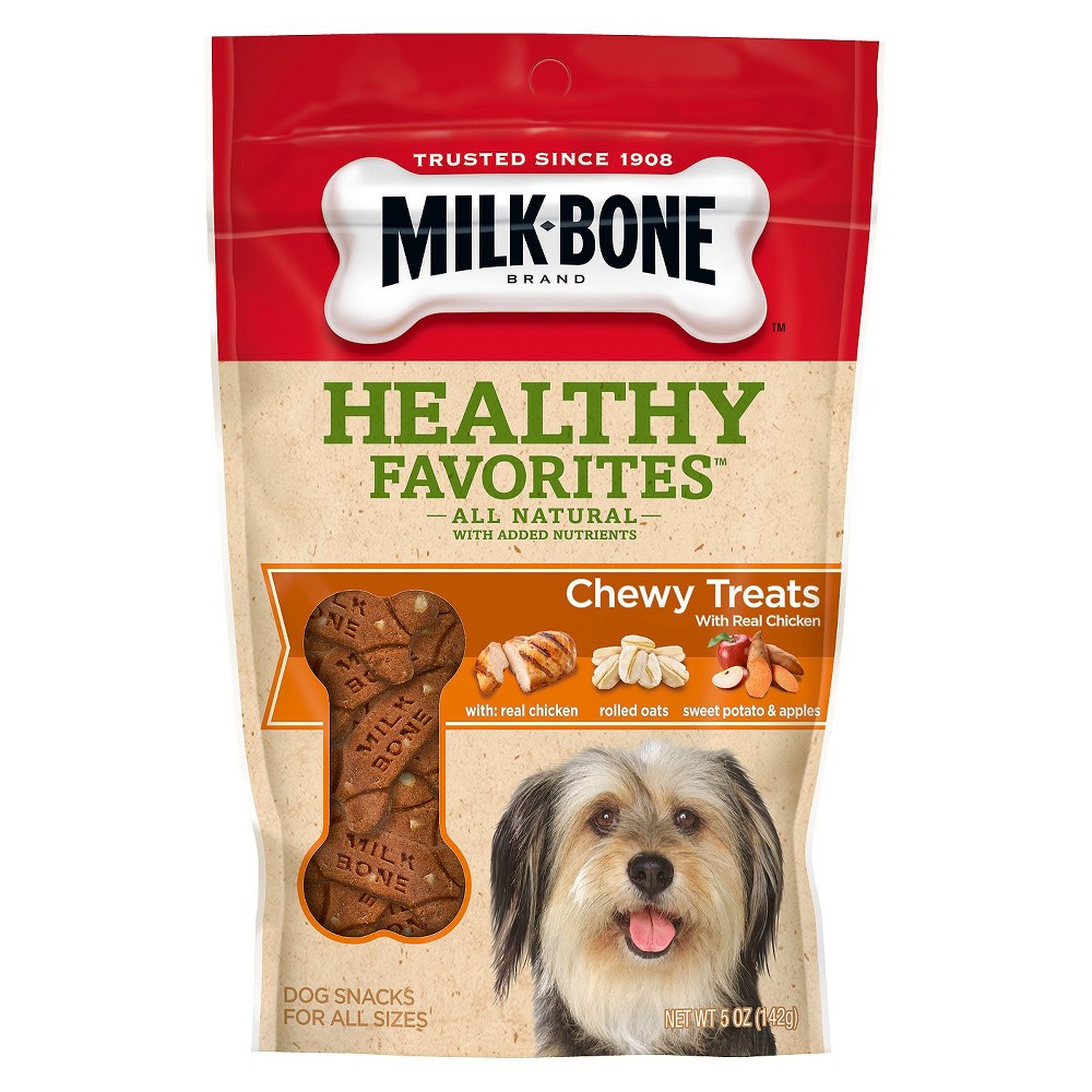 UPC 079100508761 product image for Milk Bone Healthy Favorites Chewy Treats with Real Chicken - 5 oz. | upcitemdb.com