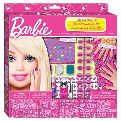 barbie nail art kit