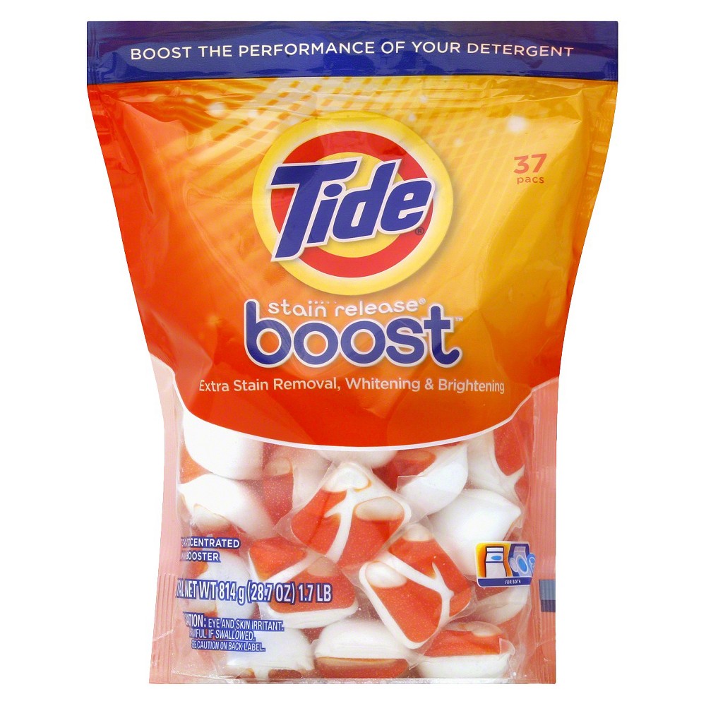 UPC 037000842750 product image for Tide Stain Release Boost In-Wash Stain Remover Pacs 37 ct | upcitemdb.com