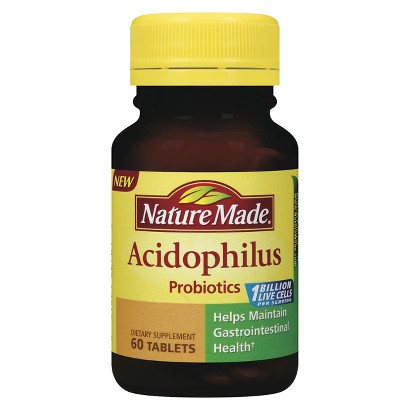 UPC 031604027612 product image for Nature Made Acidophilus Probiotics Tablets - 60 Count | upcitemdb.com