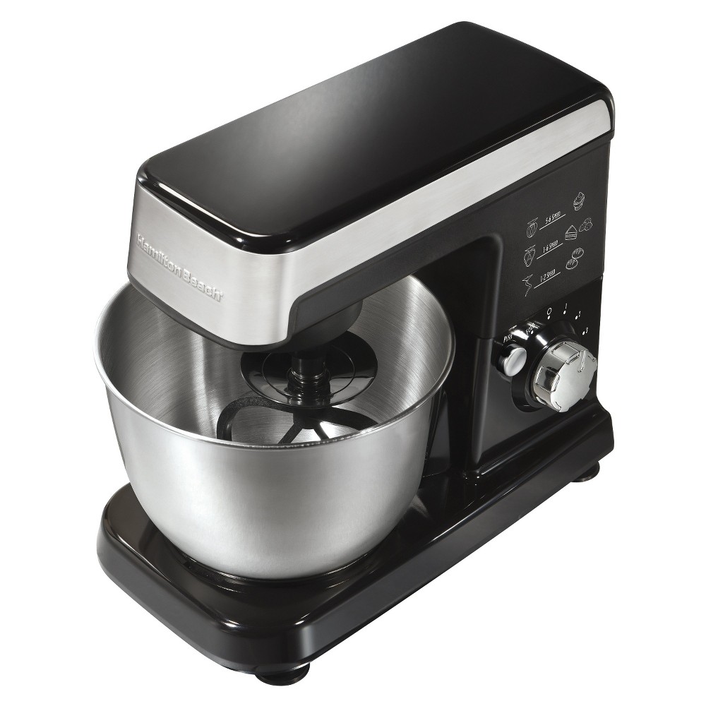 Hamilton Beach Power Deluxe 6 Speed Stand Mixer, 6 Speeds, White, 64695N 