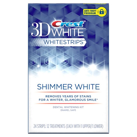 Crest 3D White Shimmer White Whitestrips (Target... : Target