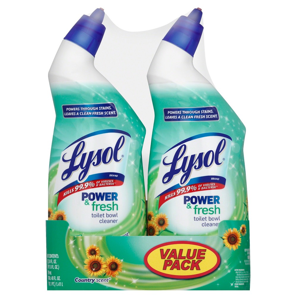 UPC 019200828901 product image for Lysol Country Cling Gel Toilet Bowl Cleaner Value Pack 24 oz each | upcitemdb.com