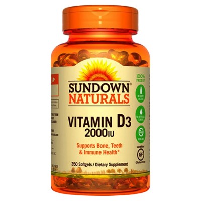 Sundown Naturals® 2000 IU Vitamin D Softgels - 300 Count