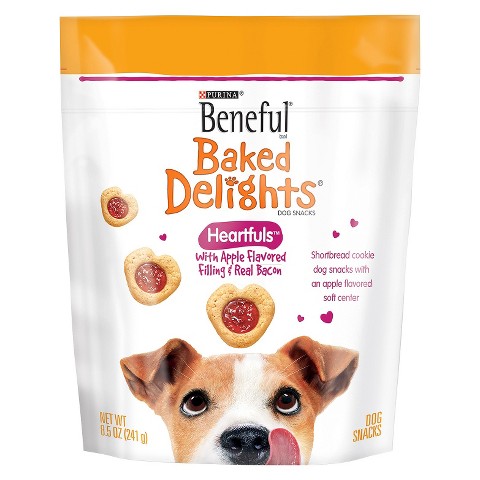 Purina Beneful Baked Delights Heartfuls Dog Snacks 8.5 oz. Pouch