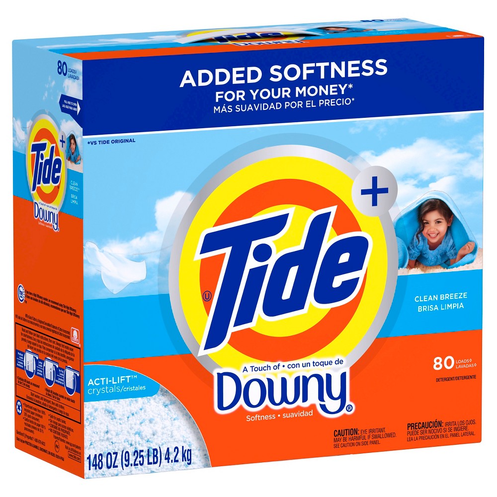 UPC 037000850007 product image for Ultra Tide plus a Touch of Downy Clean Breeze Laundry Detergent Powder - 80 load | upcitemdb.com