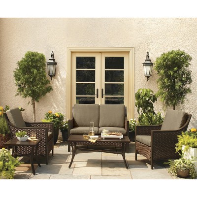 Casetta 5-Piece Wicker Patio Conversation Furniture Set - Threshold™