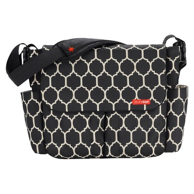 Skip Hop Dash Messenger Diaper Bag, Onyx
