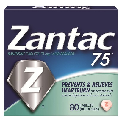 UPC 681421030076 product image for Zantac 75 Acid Reducer Tablets - 80 Count | upcitemdb.com