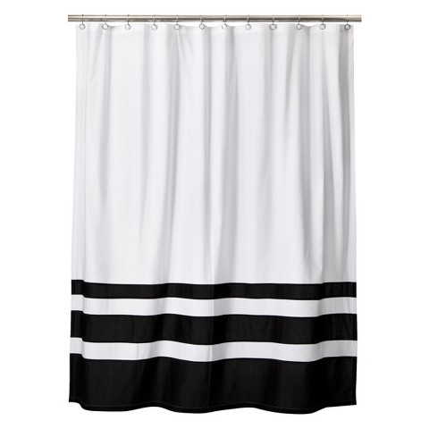 Black And White Polka Dot Shower Curtain Black and White Cloth Shower