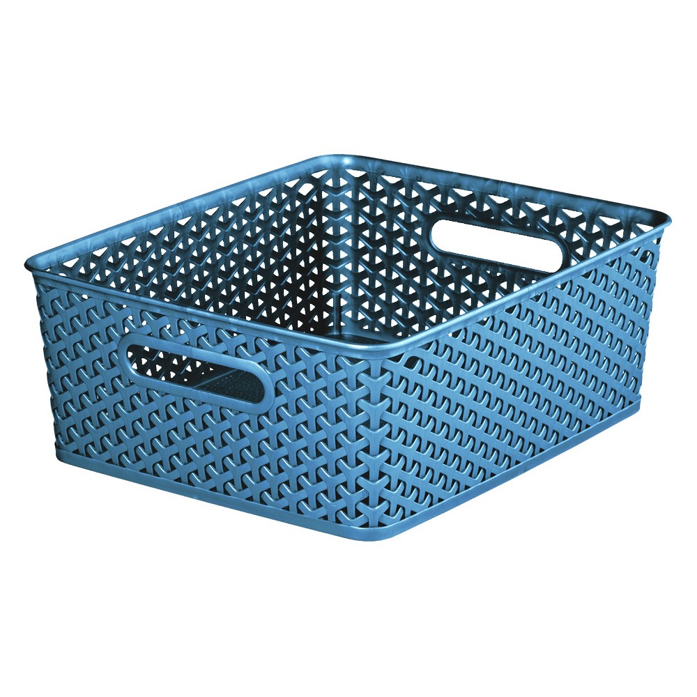 Y WEAVE MEDIUM STORAGE BIN SET OF 4 - ROOM ESSENTIALS