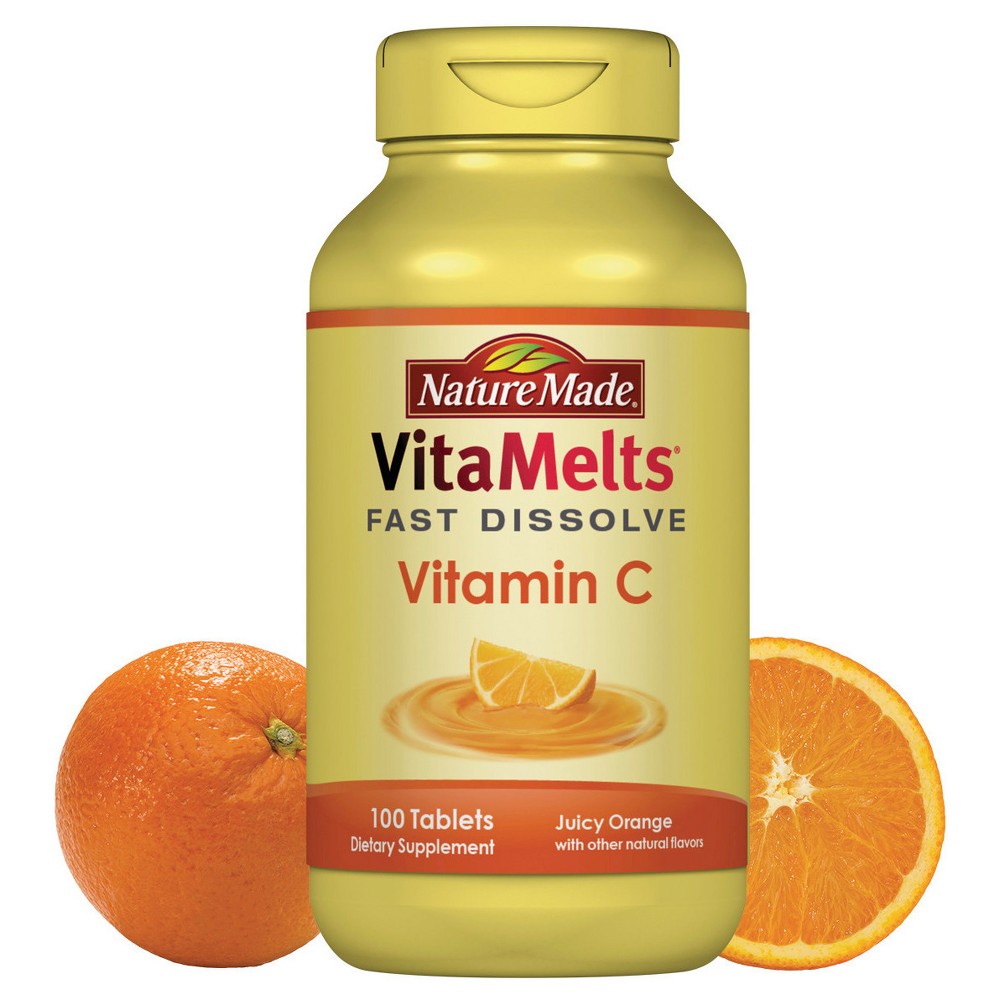 UPC 031604041014 product image for Nature Made VitaMelts Juicy Orange Vitamin C Tablets - 100 Count | upcitemdb.com