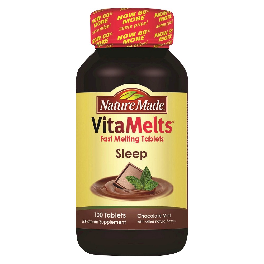 UPC 031604041052 product image for Nature Made VitaMelts Chocolate Mint Sleep Tablets - 100 Count | upcitemdb.com