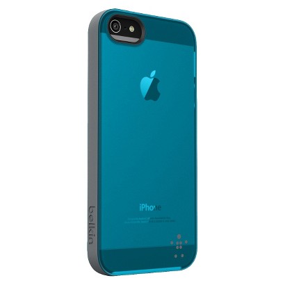 UPC 722868917534 product image for Belkin Grip Candy Sheer Case for iPhone5 - Blue/Gray (F8W138ttC05) | upcitemdb.com