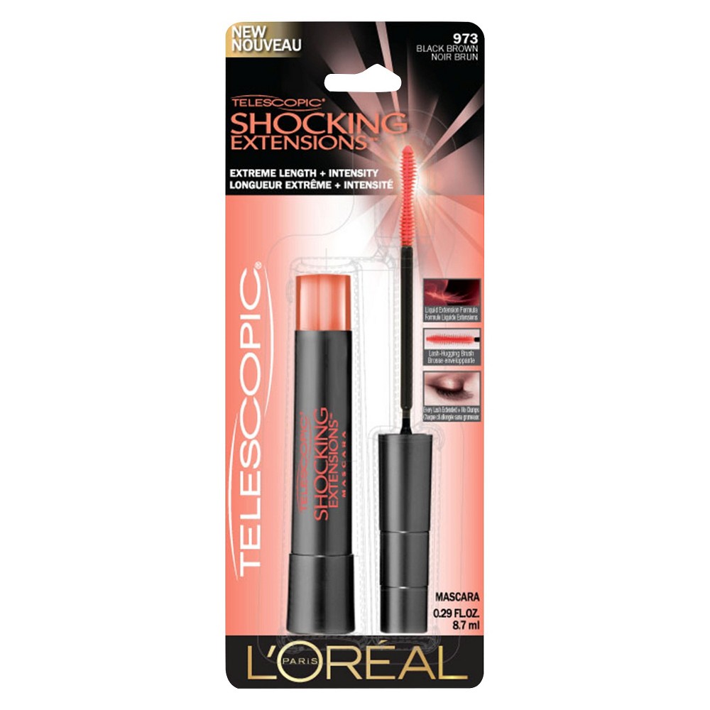 UPC 071249207826 product image for L'Oreal Paris Telescopic Shocking Extensions Mascara - Black Brown 973 | upcitemdb.com