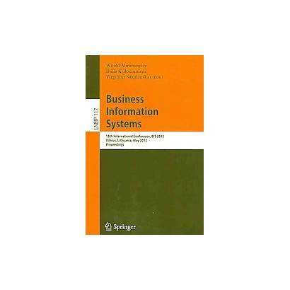 ISBN 9783642303586 product image for Business Information Systems (Paperback) | upcitemdb.com