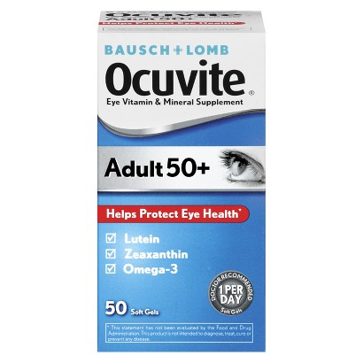 UPC 324208465301 product image for Bausch & Lomb Ocuvite Eye Vitamin and Mineral Softgels - 50 Count | upcitemdb.com