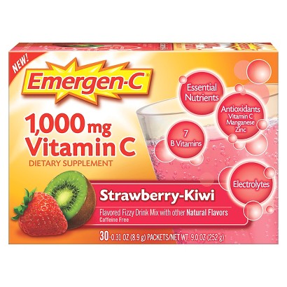 UPC 076314304363 product image for Emergen-C Vitamin C Strawbery and Kiwi Dietary Supplement - 30 Count | upcitemdb.com