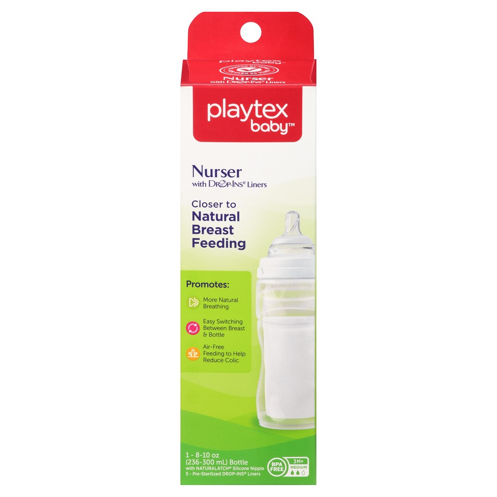 UPC 078300058854 product image for Playtex 1pk 8oz Nurser With 5 Drop In Liners | upcitemdb.com