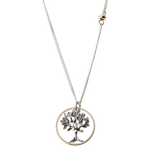 Tree Of Life Pendant Necklace - SilverGold product details page