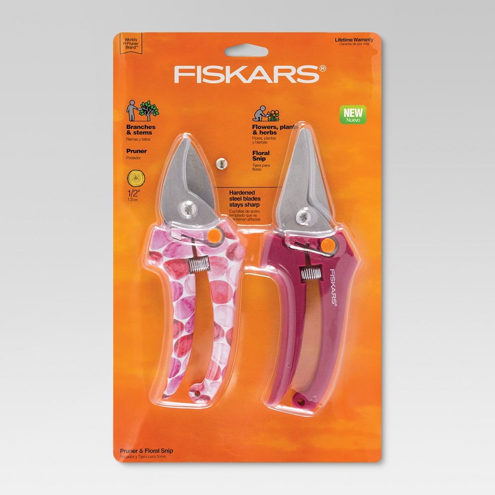 UPC 046561195816 product image for Hand Pruner: Fiskars Fashion Pruner Teal: 2 pack | upcitemdb.com
