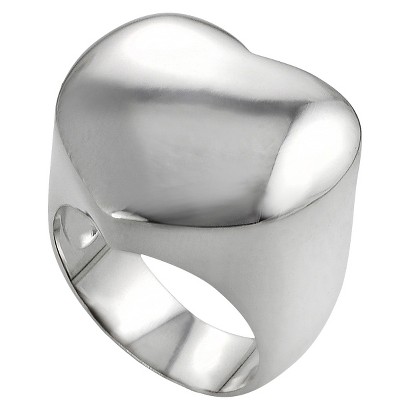 Sterling Silver Heart Ring - Silver product details page