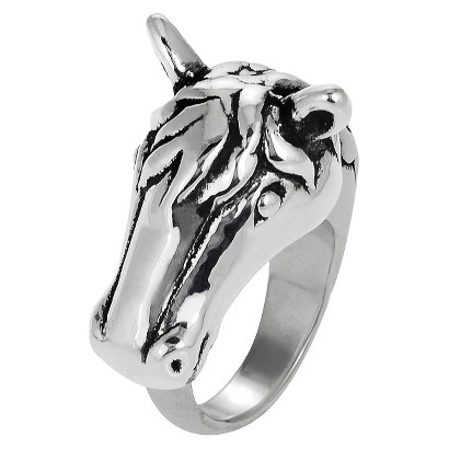 Sterling Silver Horse Ring - Silver product details page